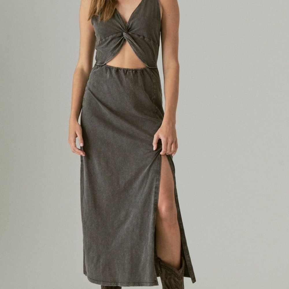 Lucky Brand Cutout Maxi Dress - Med